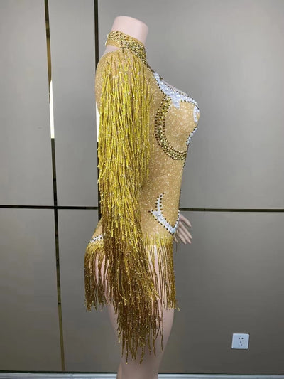 Jumpsuit Elegante para Mujer con Detalles de Perlas y Borlas - Image 70