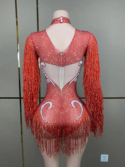 Jumpsuit Elegante para Mujer con Detalles de Perlas y Borlas - Image 73