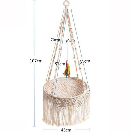 Nido Bohemio Tejido para Gatos con Bolsillo de Red - Image 30