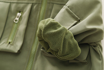 Chaqueta de Trabajo Infantil con Forro Polar y Costuras Reforzadas - Image 21