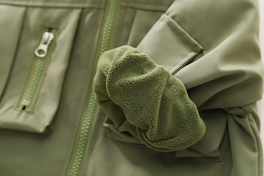 Chaqueta de Trabajo Infantil con Forro Polar y Costuras Reforzadas - Image 21