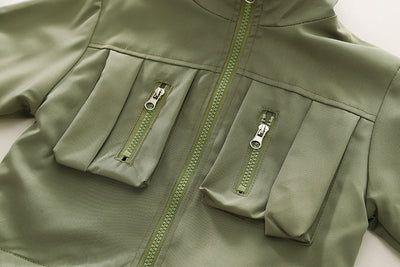 Chaqueta de Trabajo Infantil con Forro Polar y Costuras Reforzadas - Image 27