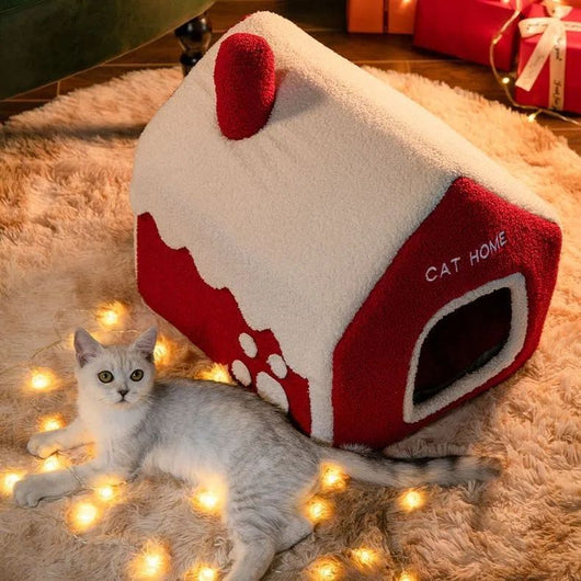 Casa Cama Térmica para Mascotas - Villa Cerrada Invierno - Image 11