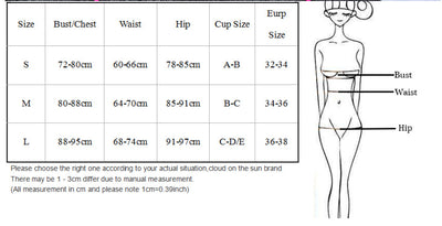 Bikini Bandage Bicolor con Cortes Laterales - Image 37