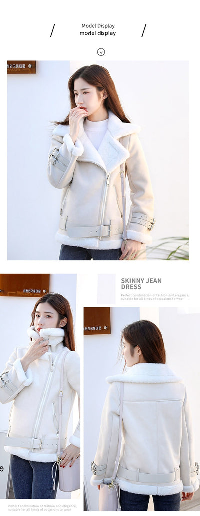 Abrigo Acolchado de Invierno para Mujer con Forro de Lana Sherpa - Image 13