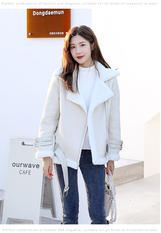 Abrigo Acolchado de Invierno para Mujer con Forro de Lana Sherpa - Image 15