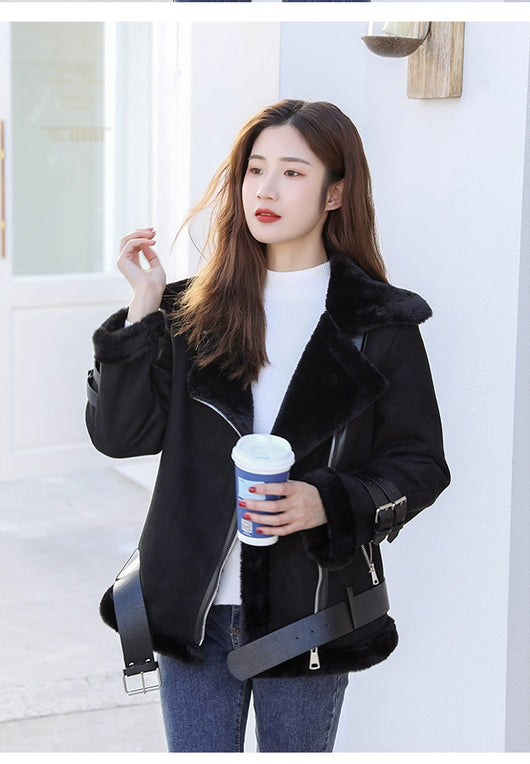 Abrigo Acolchado de Invierno para Mujer con Forro de Lana Sherpa - Image 19