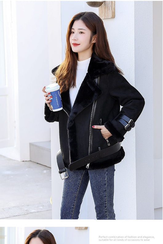 Abrigo Acolchado de Invierno para Mujer con Forro de Lana Sherpa - Image 20