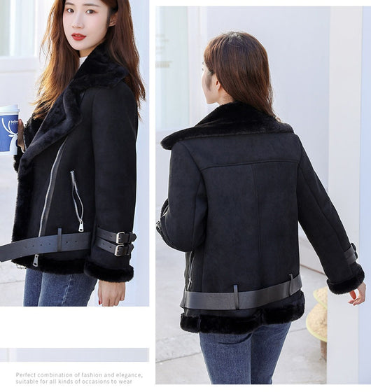 Abrigo Acolchado de Invierno para Mujer con Forro de Lana Sherpa - Image 21