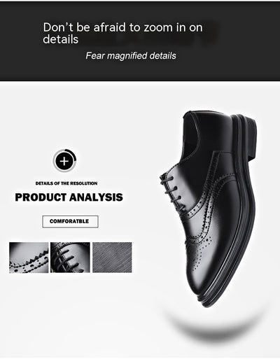 Zapatos de Cuero Brogue Ejecutivo para Otoño e Invierno - Image 22