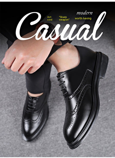 Zapatos de Cuero Brogue Ejecutivo para Otoño e Invierno - Image 24