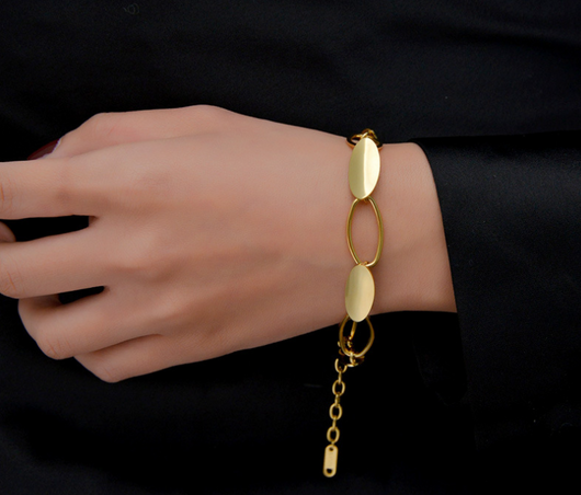 Pulsera de Conexión Oval - Diseño de Personalidad - Image 10