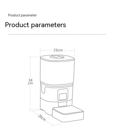Comedero Automático Inteligente para Mascotas 6L con WiFi y Control Remoto - Image 13