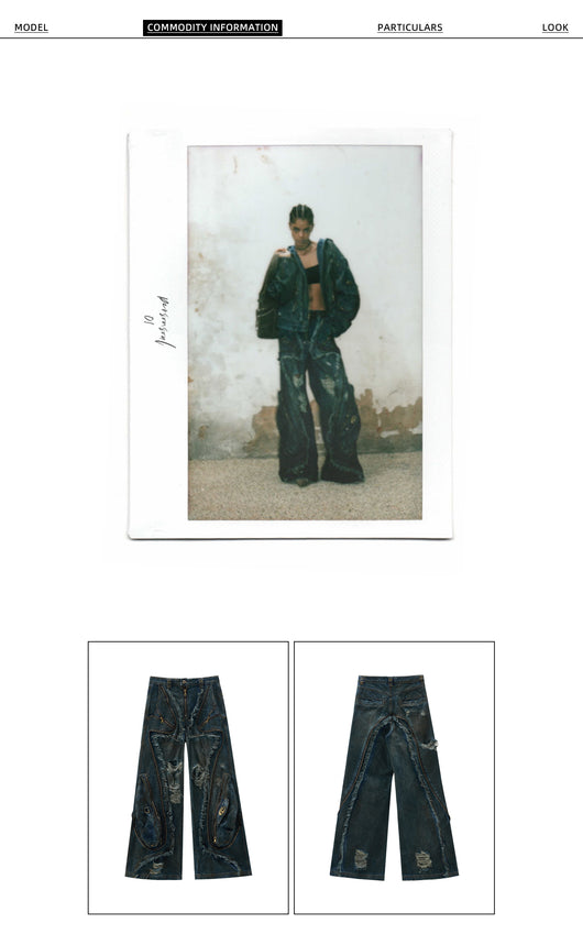 Jeans Estructura Alien Mujer con Detalles Textiles - Image 10