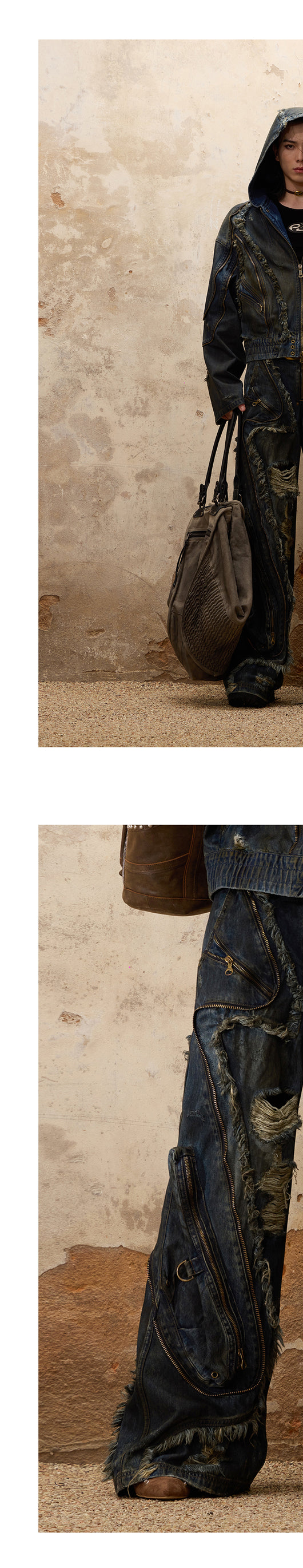 Jeans Estructura Alien Mujer con Detalles Textiles - Image 17