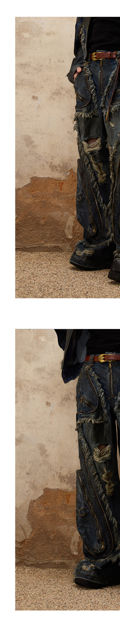 Jeans Estructura Alien Mujer con Detalles Textiles - Image 19
