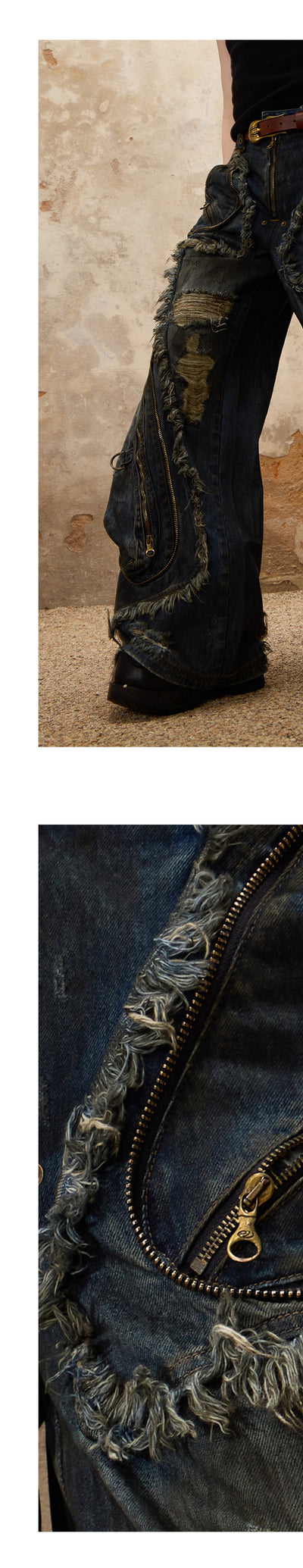 Jeans Estructura Alien Mujer con Detalles Textiles - Image 21