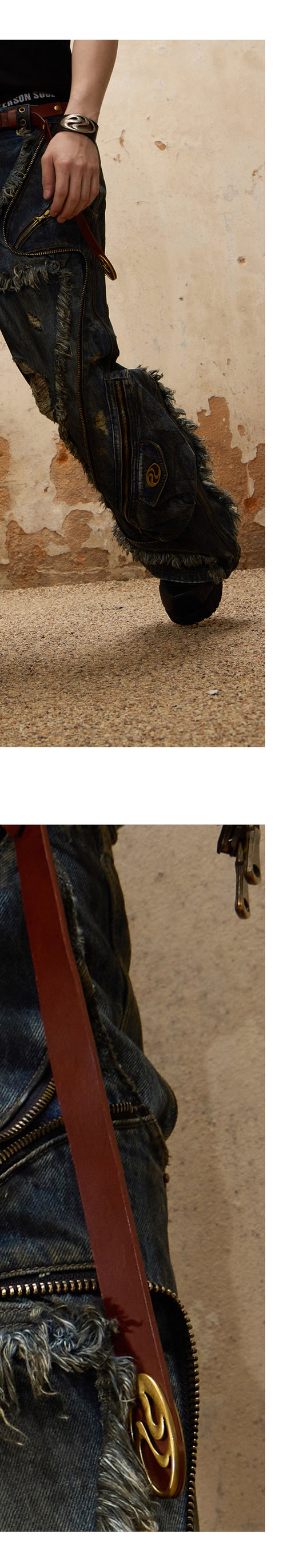 Jeans Estructura Alien Mujer con Detalles Textiles - Image 22