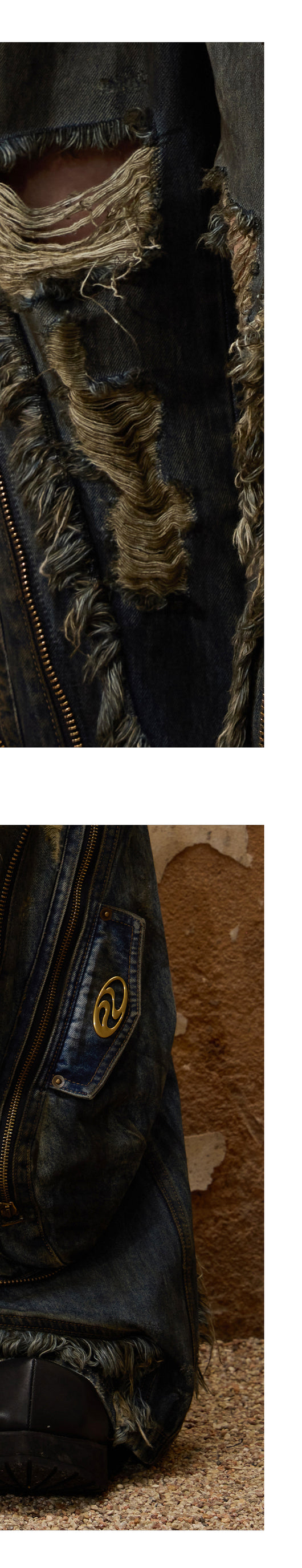 Jeans Estructura Alien Mujer con Detalles Textiles - Image 24