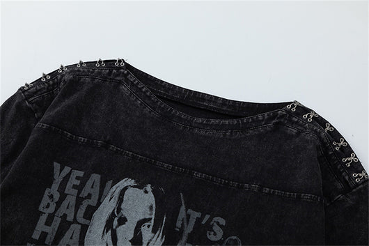 Playera Estampada con Diseño Dark para Hombre - Image 23