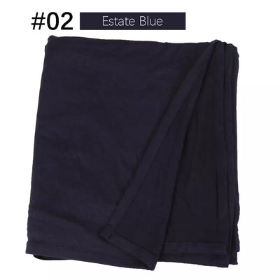 Bufanda de Jersey de Algodón Mercerizado con Puntas Cerradas - Image 102