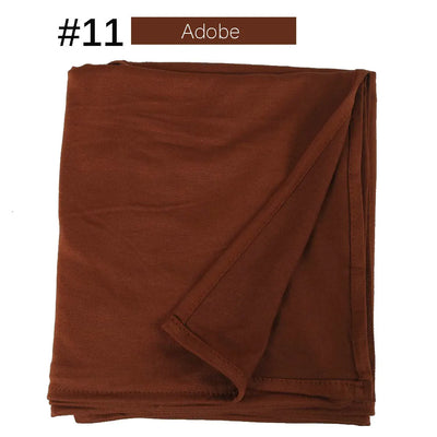 Bufanda de Jersey de Algodón Mercerizado con Puntas Cerradas - Image 116