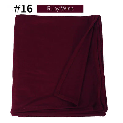 Bufanda de Jersey de Algodón Mercerizado con Puntas Cerradas - Image 119