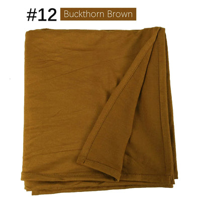 Bufanda de Jersey de Algodón Mercerizado con Puntas Cerradas - Image 122