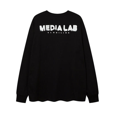 Sudadera Holgada Estampado Conejo Cuello Redondo Manga Larga - Image 31