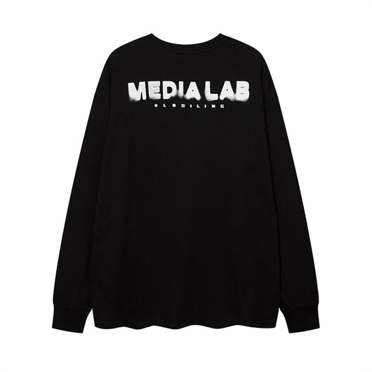 Sudadera Holgada Estampado Conejo Cuello Redondo Manga Larga - Image 31