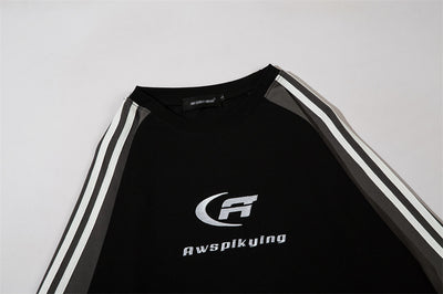 Camiseta Manga Larga con Bordado de Letras para Hombre - Image 20