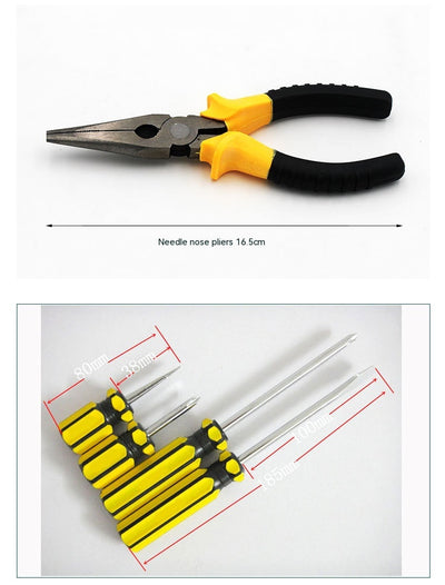 Kit de Herramientas 13 Piezas Multiusos para Auto y Hogar con Alicates de Punta Fina - Image 13