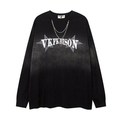 Playera Manga Larga Hombre con Estampado de Letras - Image 26