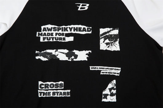 Playera Estampada con Patrón de Letras para Hombre - Image 19