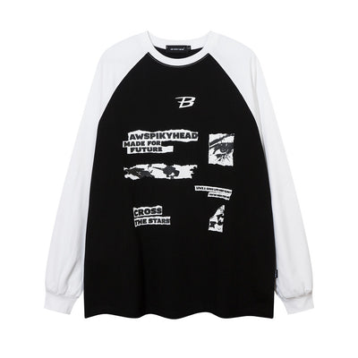 Playera Estampada con Patrón de Letras para Hombre - Image 21