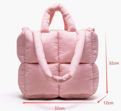 Bolso de Hombro Acolchado en Plumón para Mujer - Image 9