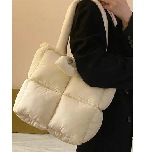 Bolso de Hombro Acolchado en Plumón para Mujer - Image 12