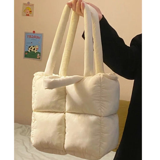 Bolso de Hombro Acolchado en Plumón para Mujer - Image 13
