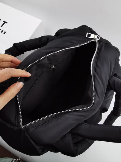 Bolso de Hombro Acolchado en Plumón para Mujer - Image 16