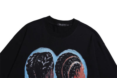 Camiseta Hip Hop con Estampado Gráfico para Hombre - Image 20