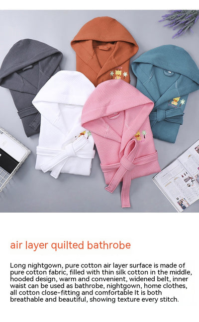 Bata de Baño Infantil con Diseños de Dibujos Animados - Toalla de Baño Wearable para Niños y Niñas - Image 34