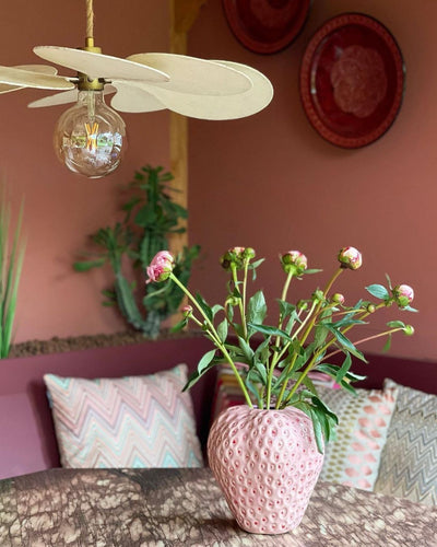 Florero de Cerámica Artesanal con Diseño de Fresa - Image 21
