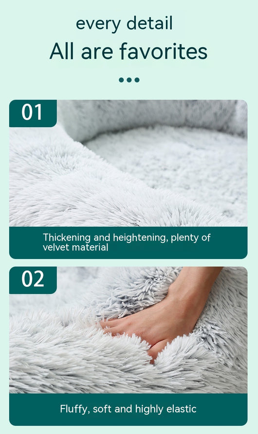 Cama Térmica Premium para Mascotas Grandes - Cojín Desmontable y Lavable - Image 12