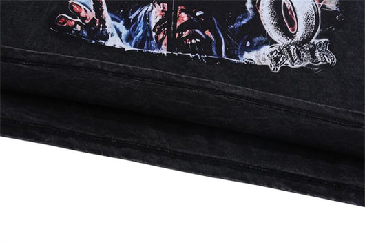 Playera Negra Estampada Black Knight Cuello Redondo para Hombre - Image 7