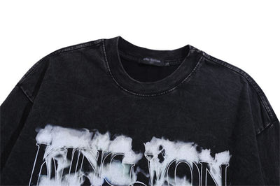 Playera Negra Estampada Black Knight Cuello Redondo para Hombre - Image 13