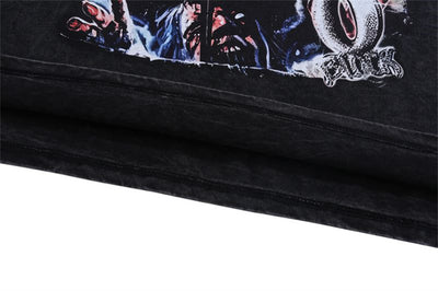 Playera Negra Estampada Black Knight Cuello Redondo para Hombre - Image 15