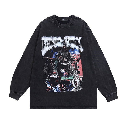 Playera Negra Estampada Black Knight Cuello Redondo para Hombre - Image 18