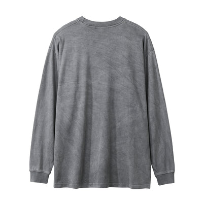 Camiseta Manga Larga Desteñida para Hombre - Image 22