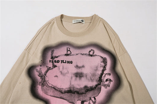 Playera de Manga Larga con Patrón Abstracto Creativo - Image 27