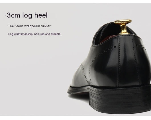 Zapatos Formales de Cuero para Hombre Punta Afilada Estilo Británico - Image 17